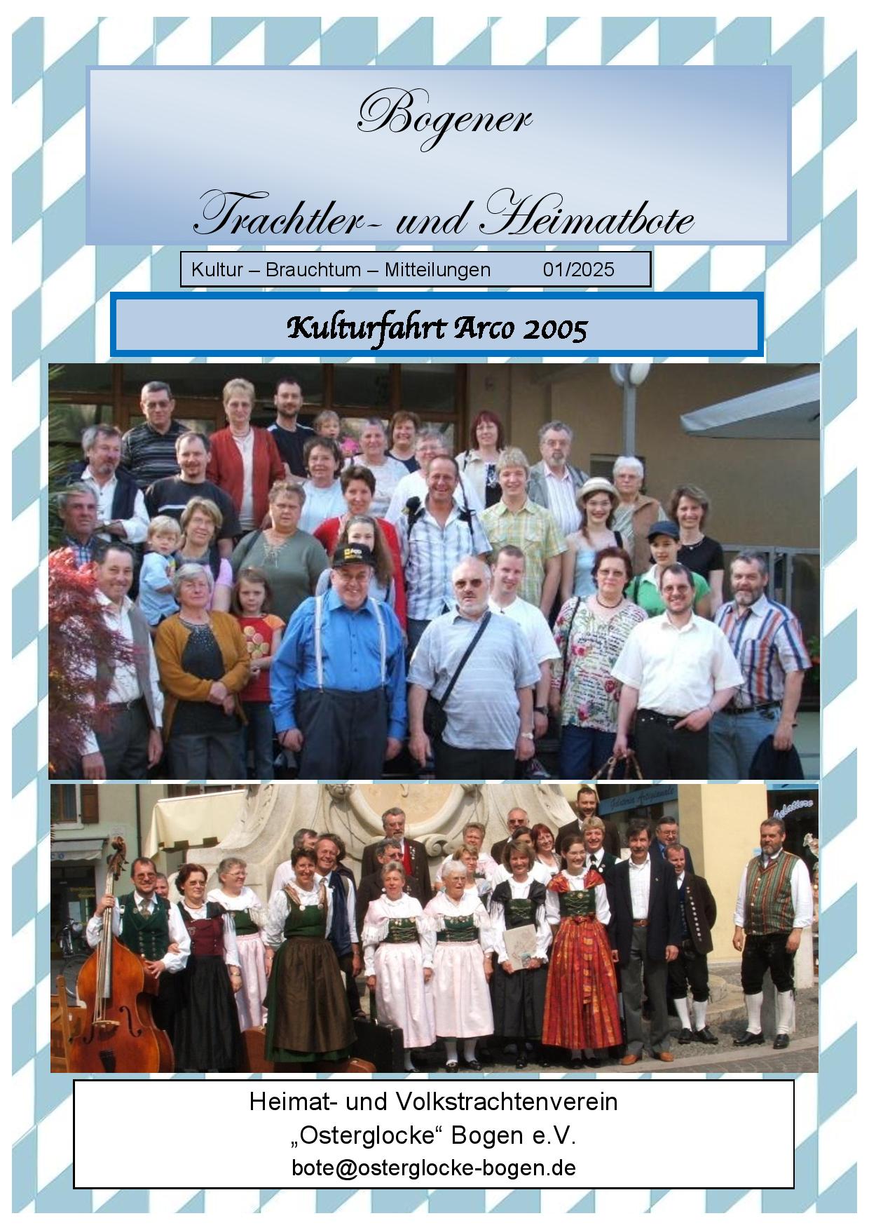 Bogener Trachtler- und Heimatbote 01/2025 (Deckblatt)