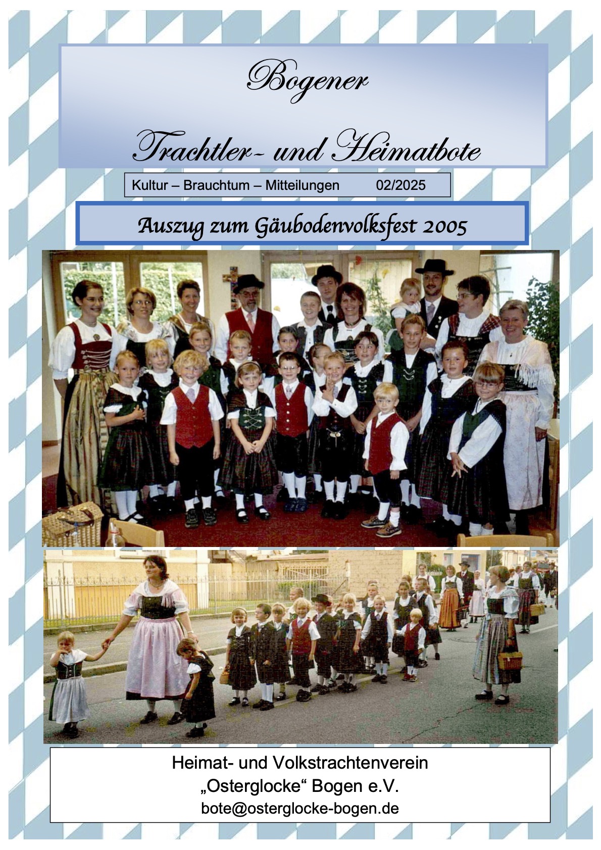 Bogener Trachtler- und Heimatbote 02/2025 (Deckblatt)